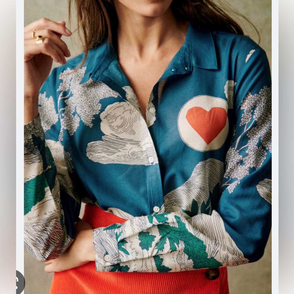 NWT Sezane Inoui Collection Top